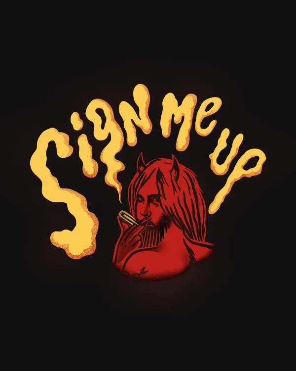 Sign Me Up Sticker